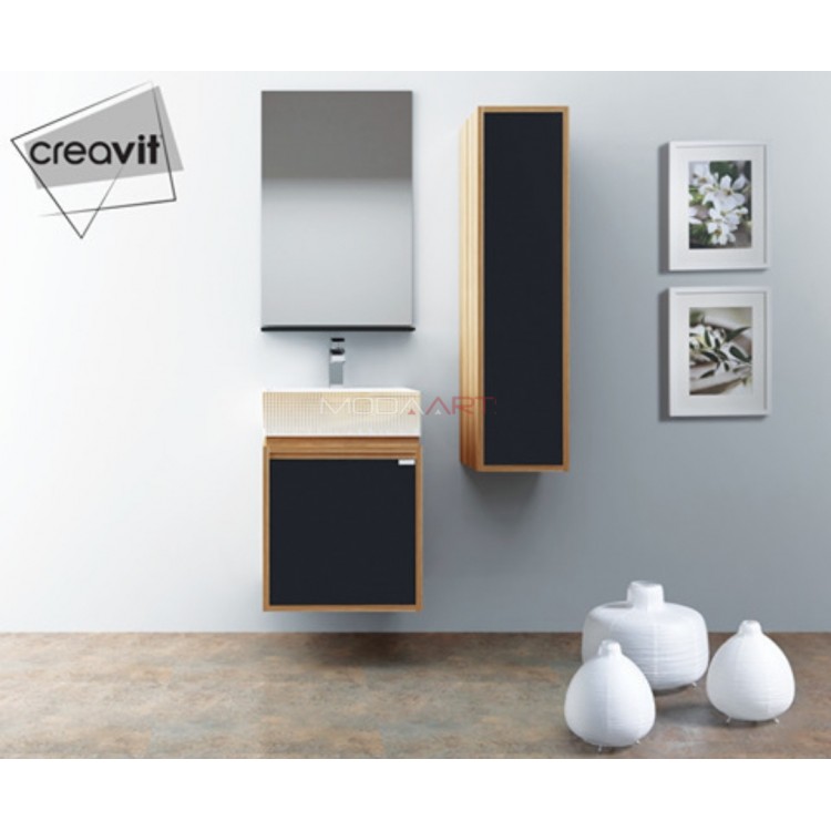 Creavit Banyo Dolabı Mass 50cm Takım